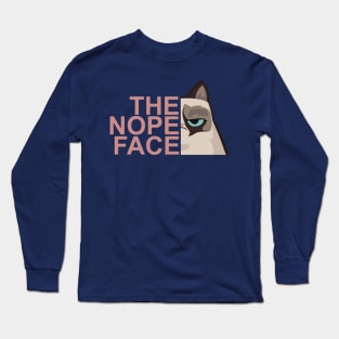 The Nope Face Long Sleeve T-Shirt